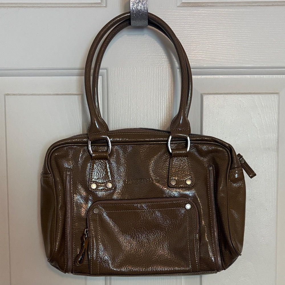 Longchamp Brown Leather Handbag